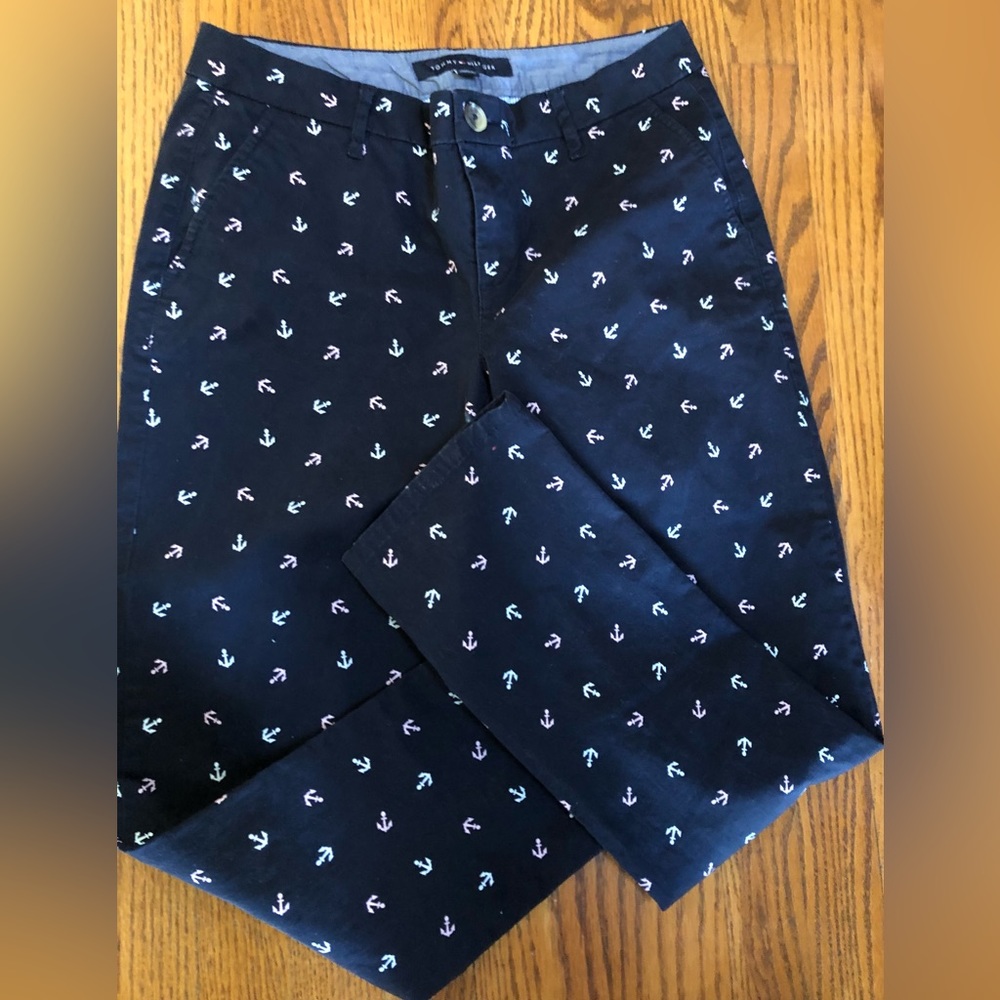 TOMMY HILFIGER ANCHORS Straight Leg Pants  Size 4
